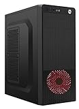  Gembird ATX Gehäuse Fornax 150r USB 3.0 Red Fan Midi Tower schwarz