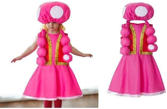 Miniatura 2 de Ruikajia Sombrero de hongo Toadstool Niños Disfraces Toadette Super Bros Toadstoo Outfit