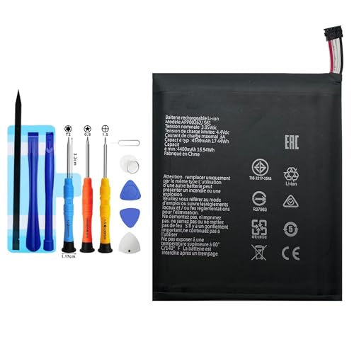 Vvuilsty APP00262 - Batteria di ricambio per CAT S61, ricaricabile 0 Cycle, compatibile con CAT S61 con kit di riparazione