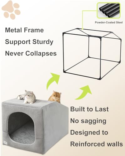 image for Hovicaed Indoor Dog House for Extra Large Medium Small Sized Dogs - Do
