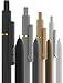 Hiacry 8 Pcs Gel Pens - 0.7mm Fine Point Smooth Writing Black Ink, Quick-Dry Long Lasting Fidge Pens, School & Office Supplies for Men Women