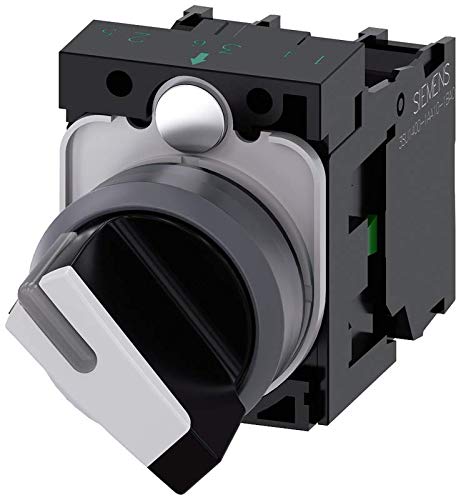 Sélecteur O-I bouton rotatif Siemens 3SU11302BF601MA0 plastique métal