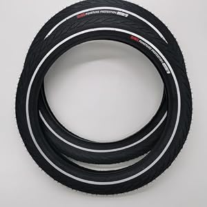 2X SRI-114 Reifen DSI 16" Zoll 16x1.75 | ETRTO 47-305 | 1mm Pannenschutz & Reflexstreifen Decke Mantel Kinder Fahrrad Anhänger Fahrradreifen