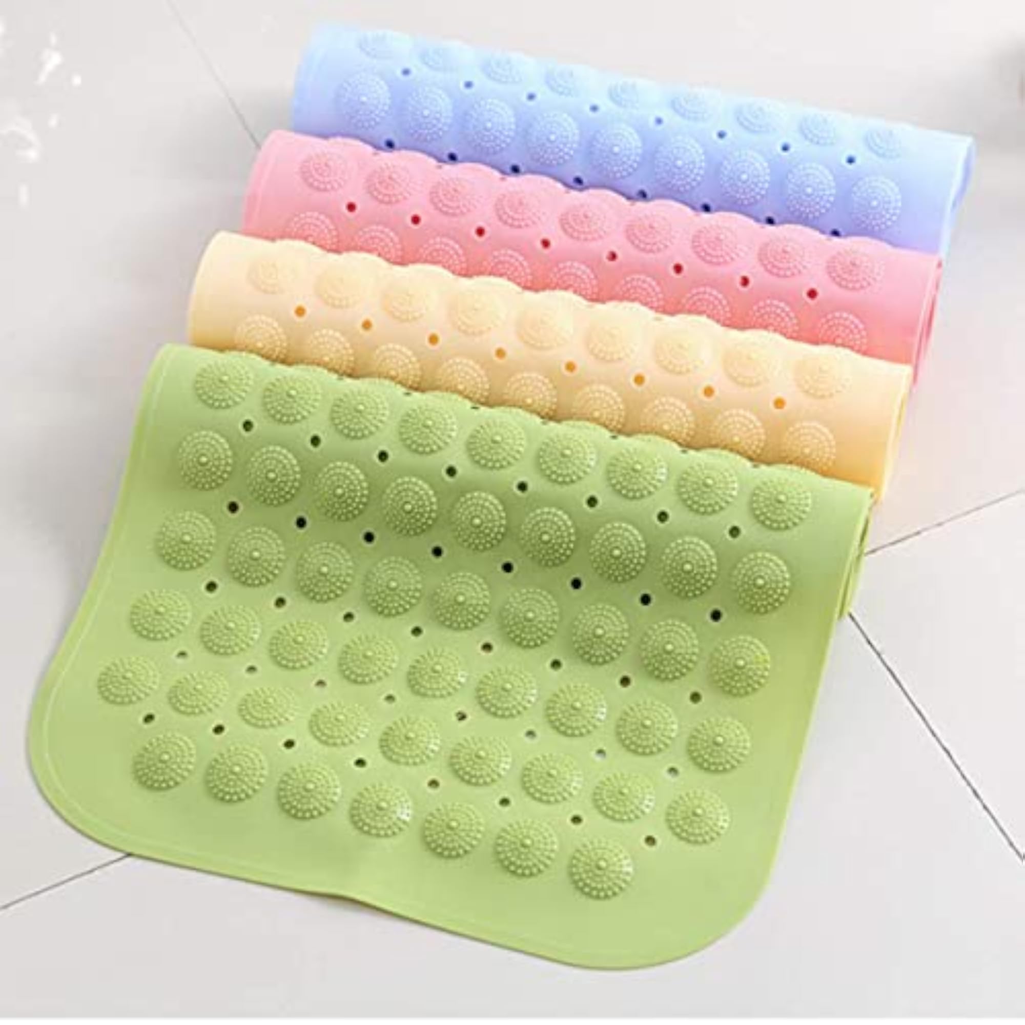 Extra Long Anti-Slip Bathtub Mat, Machine Washable