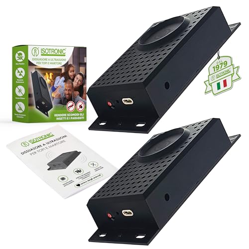 ISOTRONIC repellente per martore da installare sull'auto (2 Set)