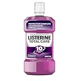 Listerine – Bain de Bouche Quotidien Total Care (bouteille de 250 ml) – Soin bucco-dentaire protection émail 10 bénéfices en 1 – Haleine fraîche durable