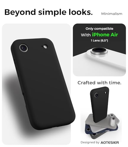 Coque iPhone Air 6.5 anti-rayure doublure microfibre