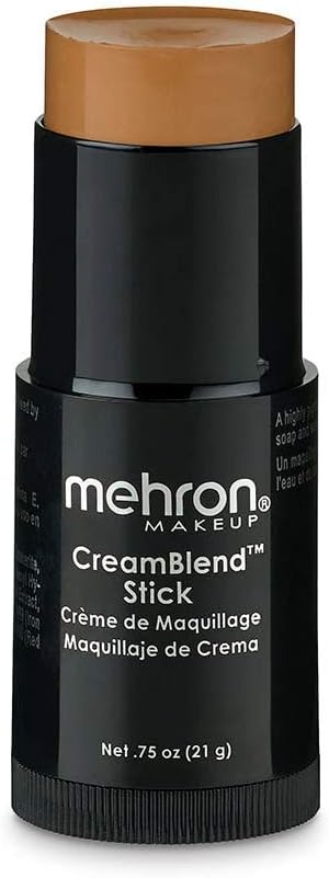 Mehron Makeup CreamBlend Stick (.75 oz) (Medium Dark 1)