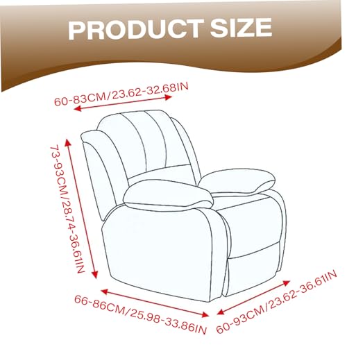 Funda para sofá reclinable elástica Muzrunq protector floral lavable de una pieza 3