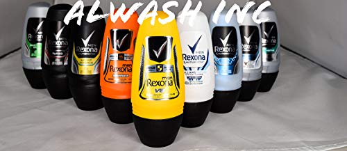 Rexona Body Roll on Deodorant for Men, Anti-Perspirant/Anit-Transpirant (6X50ml/1.7oz, Mix within the available kinds)
