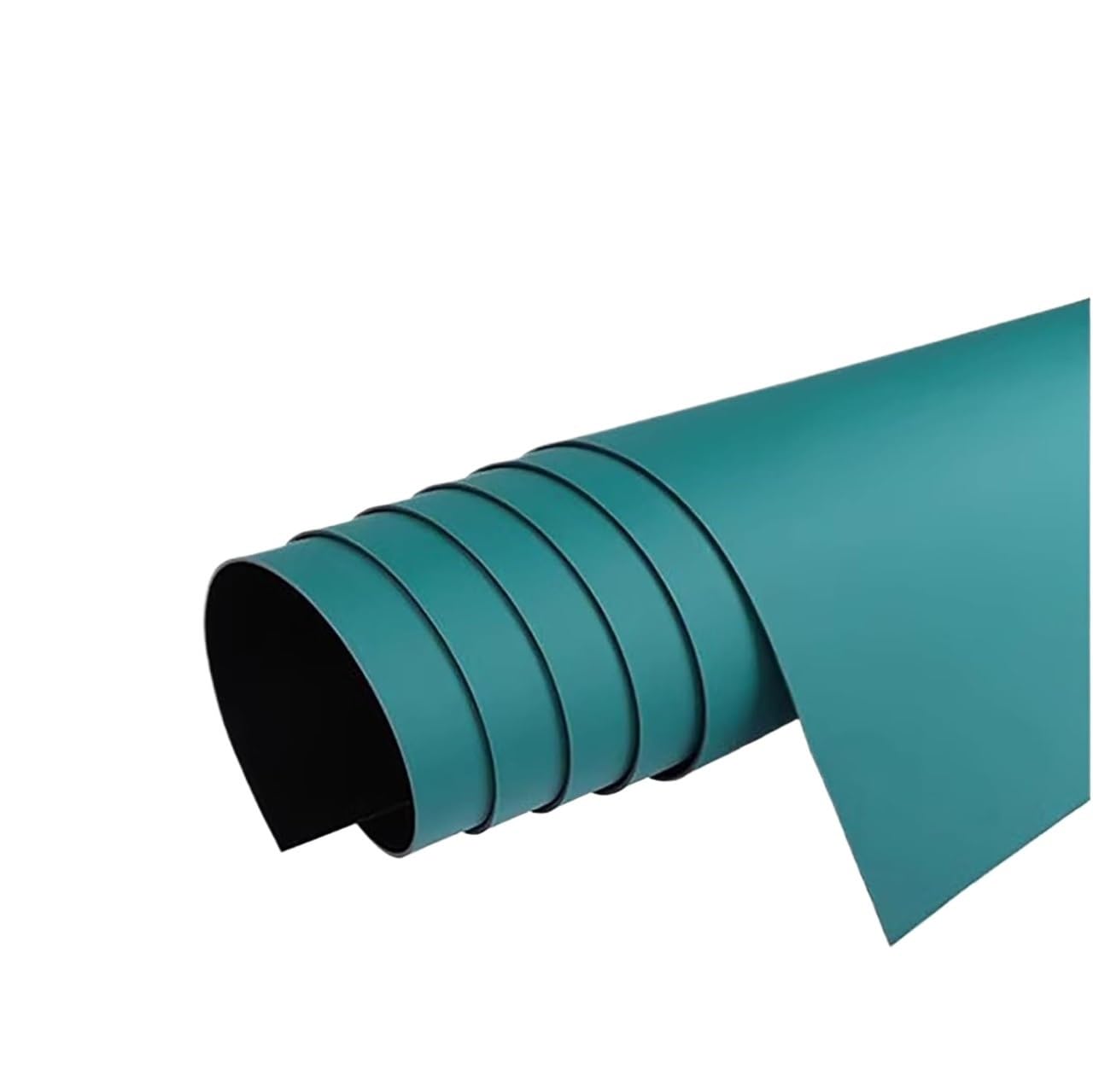 Alfombrilla antiestática de goma para banco de, Estera de trabajo soldadura caucho ESD, varios tamaños, color verde(100x500cm)