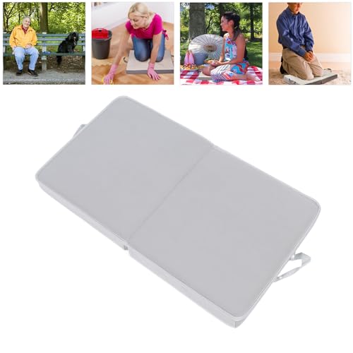 Rodilla para baño de bebé cojín de espuma impermeable gris 34x61cm 4