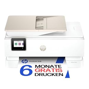 HP Envy Photo 7930 Multifunktionsdrucker, Tintenstrahldrucker, 6 Monate gratis drucken Instant Ink inklusive, Drucken, Scannen, Kopieren, Fotodruck, ADF, DIN A4, WiFi, USB