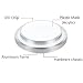 ZHMA 24W Luz Blanco LED Plafón Lámpara De Techo Lámpara, 1920 Lumens,...