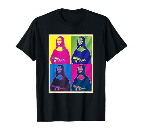 Mona Lisa Leonardo Da Vinci Pop Art Graphic T-Shirt T-Shirt