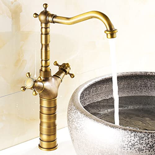 Robinet vintage évier qui fuit ? Remplacez par ce mitigeur lavabo antique robuste