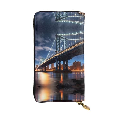 Portefeuille cuir zippé Manhattan fini le désordre dans le sac