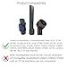 IX141 Pet Cordless Stick Vacuum Replacement Parts Compatible With Shark Pet Cordless Stick IZ162H IZ163H IZ362H IZ562H IZ140 IZ142 UZ145 Crevice Tool Horse Hair Brush Attachment for D-Shaped Vacuum