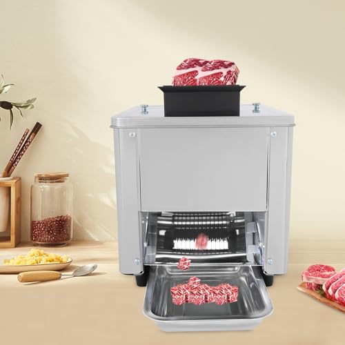 Cortadora eléctrica de carne DIITGGE 850W acero inox miniatura 5