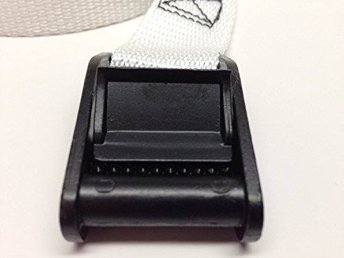 image for SGT KNOTS Polyester Webbing Twin Bed Connector - Metal Buckle King Bed