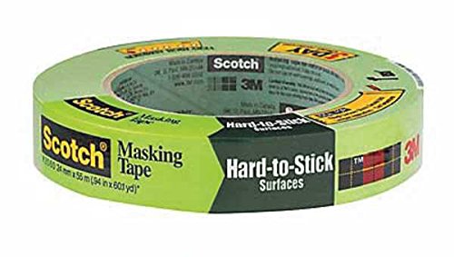 3M 2060-24A Cinta adhesiva para pintores Scotch de 1 pulgada para superficies duras