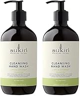 Sukin Cleansing Hand Wash, Lime & Coconut, 500ml (Pack of 2)