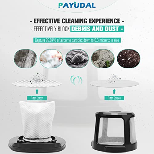 4 Pack 3061 3079 2286 3190 3191 Reusable Replacement Filter For Bissell Featherweight Cordless XRT Stick Vacuum For Bissell Adapt Ion Pet 2-In-1 And PowerLifter Ion Pet Filter For ReadyClean Cordless.