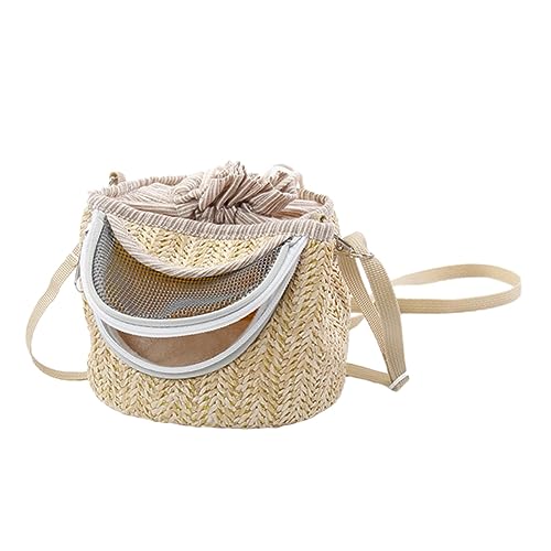 SUPVOX Hamster Outing Backpack Breathable Mesh Pet Carrier Bag for Travel Camping Sightseeing