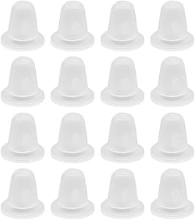 CHUNCIN - 200pcs Tattoo Ink Caps Silicone Ink Cups Permanent Eyelash Makeup Eyebrow Tattooing Pigment Container (Small Size) (Size : 1.4 * 1.35cm)