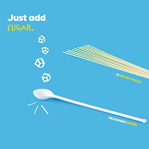 Wicked Gizmos Cotton Candy Floss Maker with Sugar Guard, Wooden Sticks and Sugar Scoop (Retro)