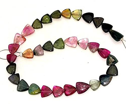 Tourmaline pastèque perles naturelles AAA de qualité supérieure pour bijoux précieux
