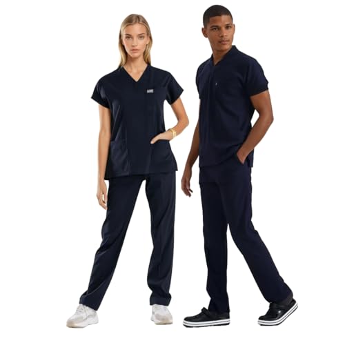 Fini les gommages rigides avec cet ensemble d'uniformes médicaux doux et extensibles