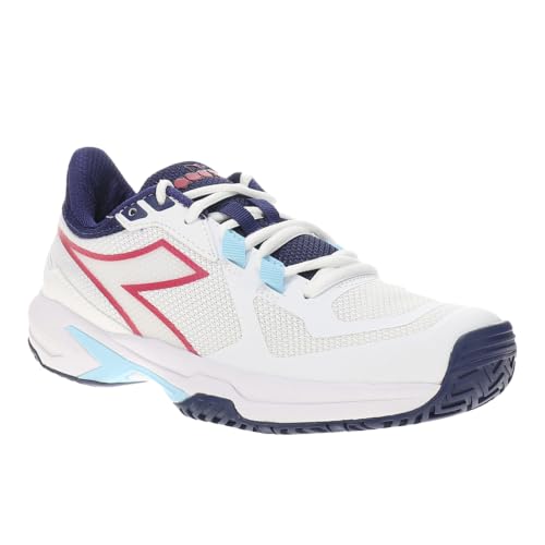 Image of Diadora Womens Trofeo 2 Ag Pickleball Tennis Sneakers Shoes - Blue, White