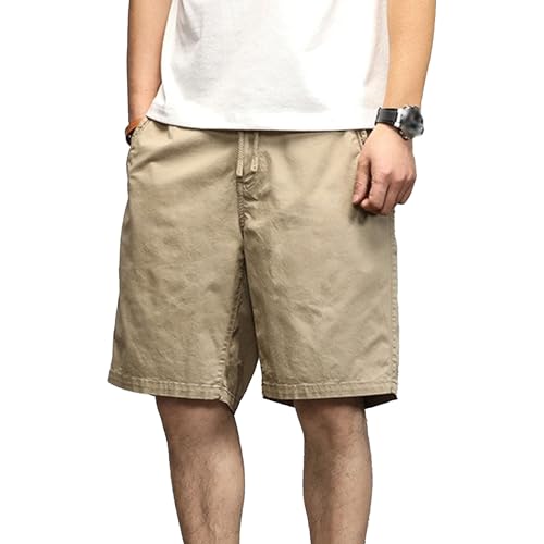 Short de marche confortable anti-serrement kaki taille 40 léger