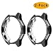 2 Pack Case for Samsung Gear S3 Frontier, Haojavo Soft TPU Plated Protective Bumper Shell Protector for Samsung Gear S3 Frontier/Classical & Galaxy Watch 46mm Smartwatch Bands Accessories