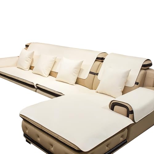 Housses de coussin de canapé imperméables blanches pour rénover une assise usée