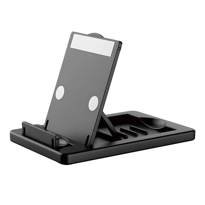 Wishbone Mobile Holder Desktop Foldable Mobile Phone Bracket Holder 806 Angle & Height Adjustable Desk Cell Phone Anti-Slip for Smartphone/iPad mini/Game/Kindle/Tablet