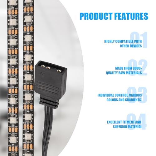 Tira LED RGB para Gabinete PC 0.5m 5V 3-Pin miniatura 5