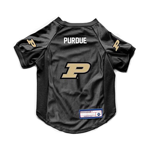 Littlearth NCAA Purdue Boilermakers Stretch Pet Jersey, Team Color, Medium
