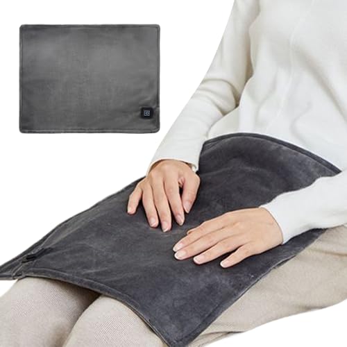 Liakyunf Manta Eléctrica - Manta Térmica Eléctrica Para Cama Y Sofá | Protección Contra Sobrecalentamiento Para Espalda Hombros Cintura Hogar Dormitorio Invierno Sofá Silla Camping Cama Oficina