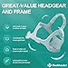 2PCS CPAP Headgear and Frame for WISP - Include Headgear Replacement and Fabric Frame, Snugly Fit &Effectively Reducing Air Leaks, No Clips, Great Value Supplies by Medihealer