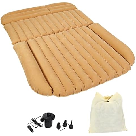 COSTWAY Inflatable Car Mattress with Pump Cover