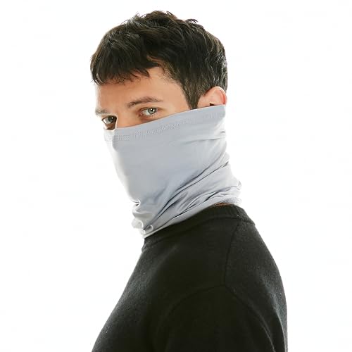 Image of UV Protection Cooling Neck Gaiter Face Mask Scarf for Men - Windproof Neck Cover Bandana Neck Warmer Mask