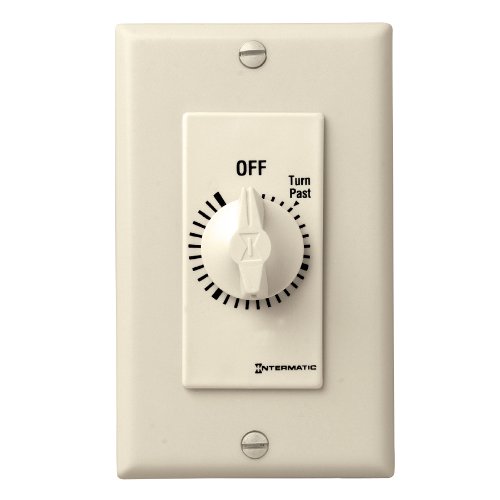 Intermatic FD430M 30-Minute Spring-Loaded Wall Timer for Fans and Lights, Ivory Intermatic FD430M 30-Minute Spring-Loaded Wall Timer for Fans and Lights, Ivory