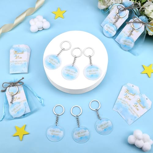 Image of Party Favors Theme Baby-Shower Keychain Set