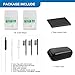 Phitunry 52-Piece Hearing Aid Cleaning Kit Accessories Portable Hearing Aid Case Pocket Size with Cleaning Brush Tools, Dry Capsules, Audio Wipes, Deer Velvet cloth and Hearing Aid Travel Case（Medium）