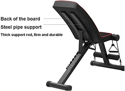 Banc pliable poids multifonctionnel en acier pour musculation - 3