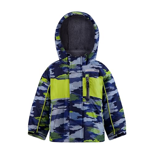 Image of LONDON FOG Boys' 3-piece Snowsuit Insulated Winter Jacket Snow Pants Skibib and Beanie