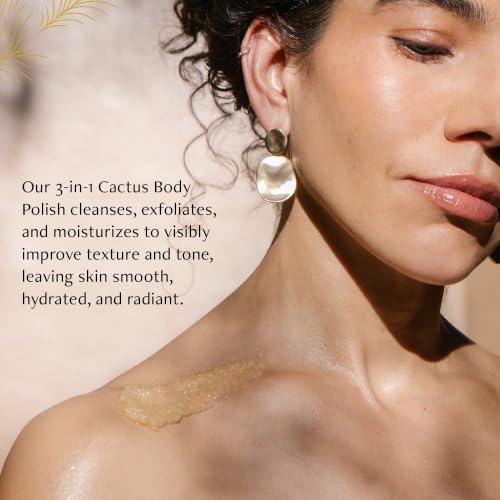Image of Nopalera Cactus Body Scrub and Exfoliator, Dulce De Cuerpo, 7 oz