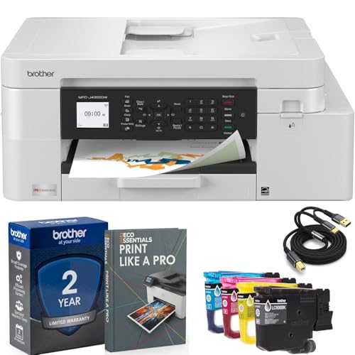 Brother MFC-J4355DW Wireless Color Inkjet All-in-One Printer, Print Scan Copy